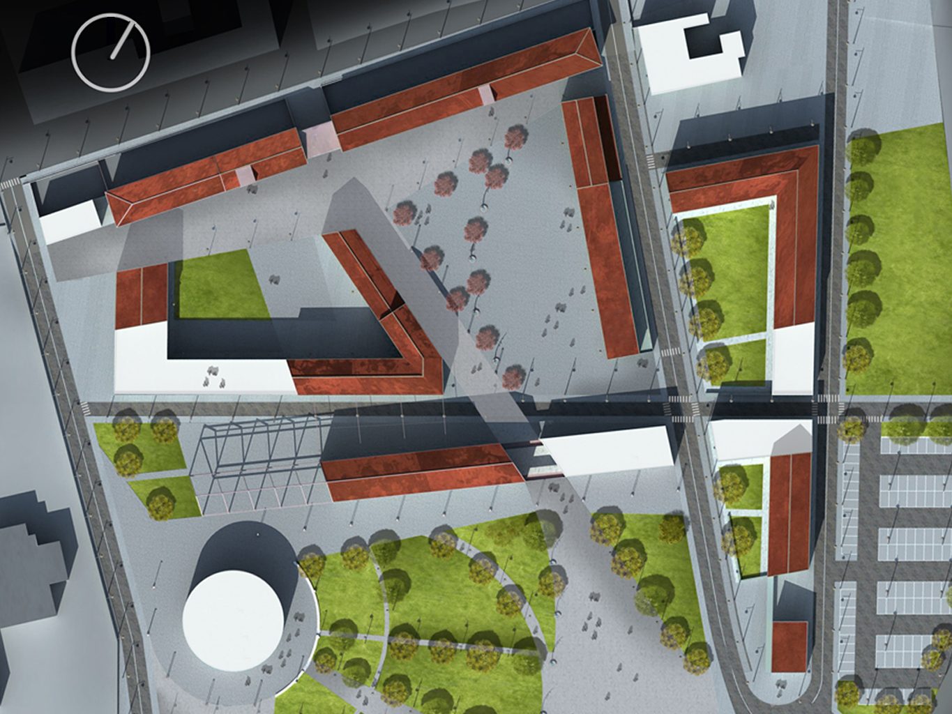 Lageplan der Wollfabrik